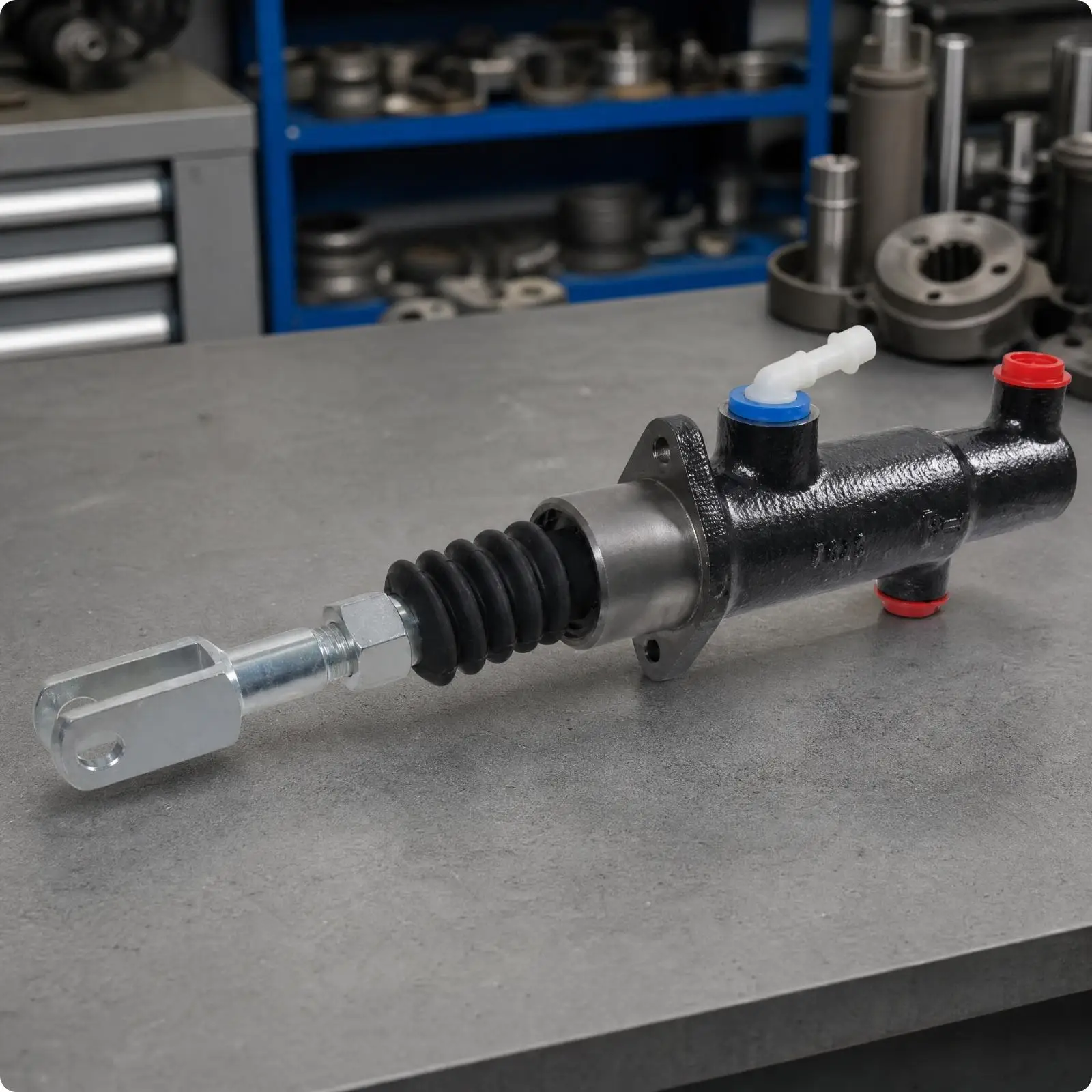 Tractor Brake Master Cylinder Replacement with Mounting Flange and Push Rod for Agricultural Machinery Dependable Braking
