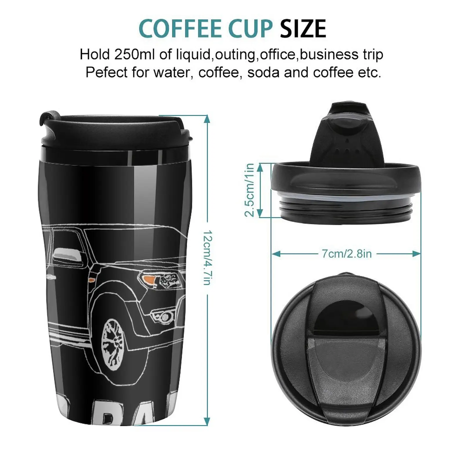 New FORD RANGER Travel Coffee Mug Original And Funny Cups To Give Away Butterfly Cup Espresso Mug Cup Coffee Set