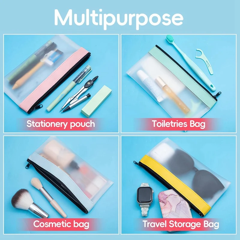 6 шт., прозрачный пенал для карандашей