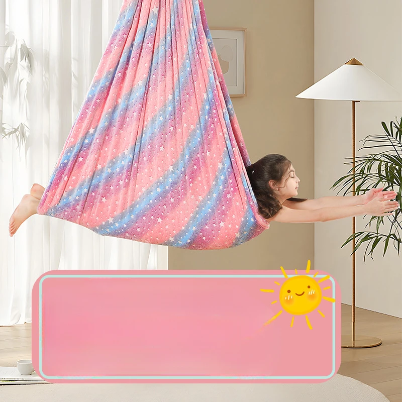 

Indoor and Outdoor Luminous Flannel Yoga Hammock Swing Printed Animal Yoga Hammock