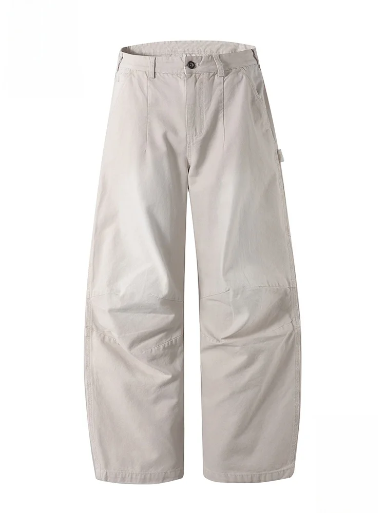 

PaulFrank Men's Casual Straight Leg Workwear Pants Loose Fit Comfortable Cotton Trousers for Daily Wear Autumn Season