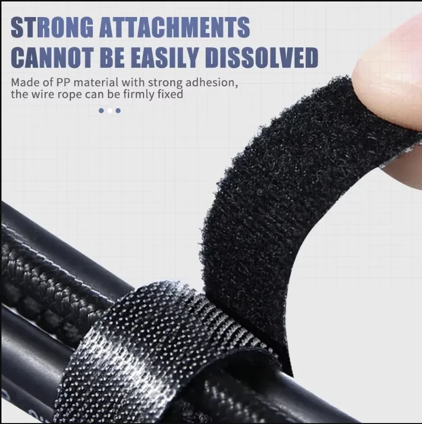 1/2/3/5M USB Cable Management Cable Organizer Earphone Mouse Cord Ties Protector Phone Cable Accessory For iPhone Samsung Xiaomi