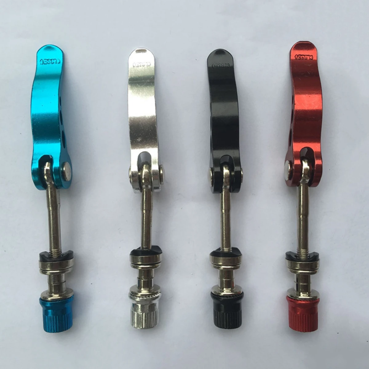 Quick Release Hub Road Mountain Bike Front Rear Axle Hollow Shaft Red Aluminum Alloy Cnc Machined Cycling Repair Part For