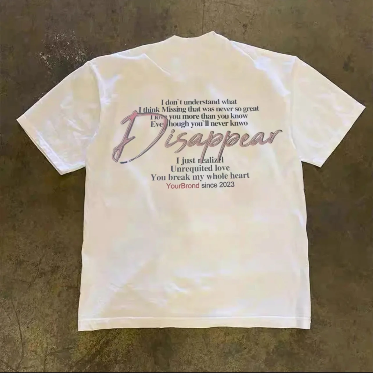 American eyes and face cotton short-sleeved T-shirts for men and women couples