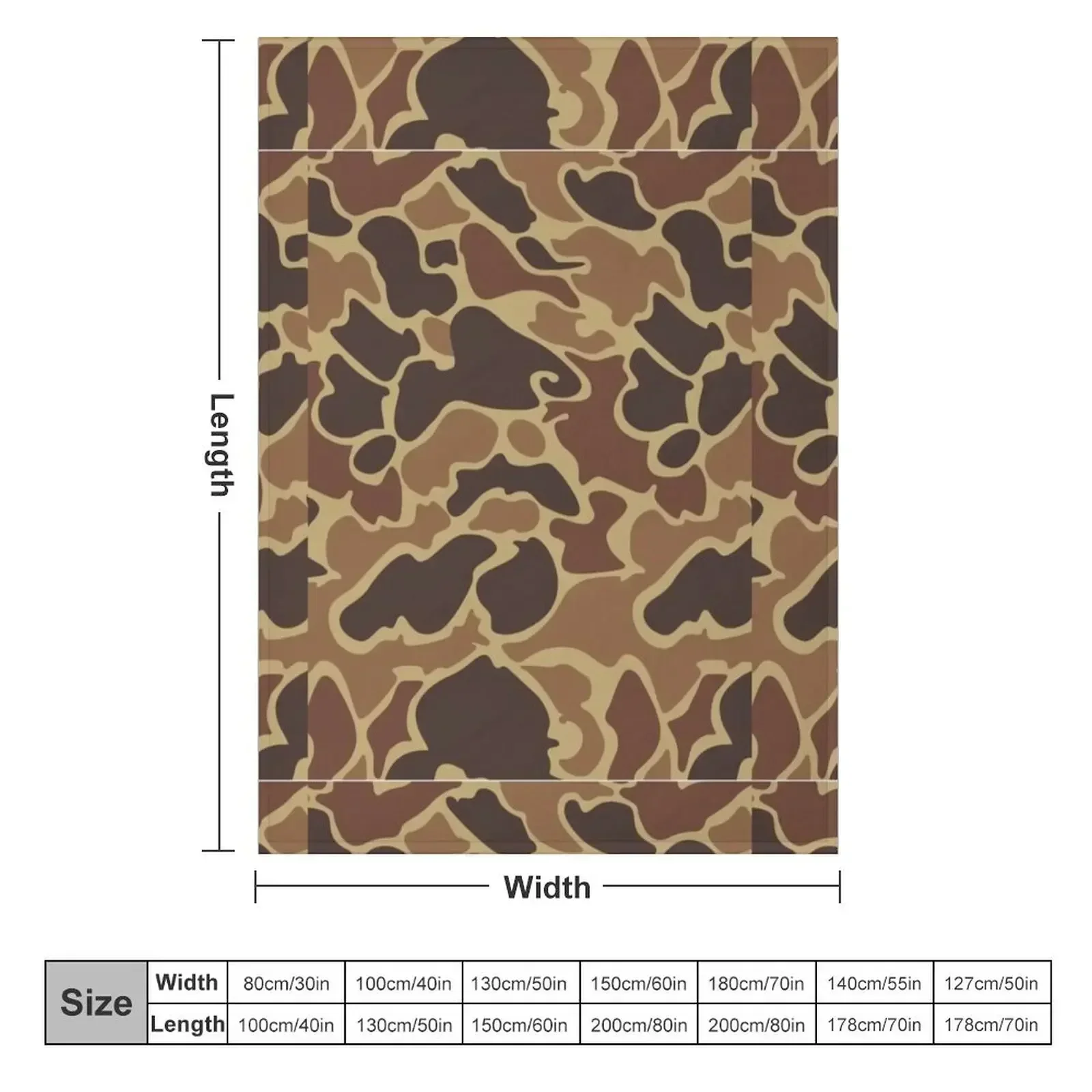 Duck Camo Throw Blanket Retros Decorative Beds manga Single Luxury Designer Cute Blankets