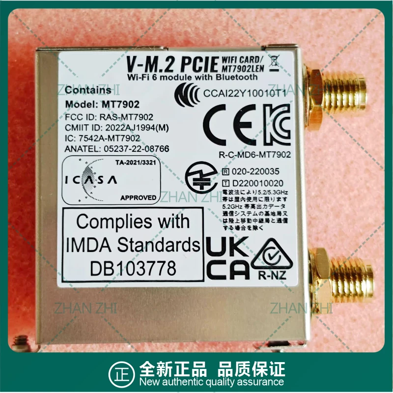 

For ASUS WiFi go MediaTek mt7902 m.2 key 2230 WiFi6e wireless module Bluetooth 5.3