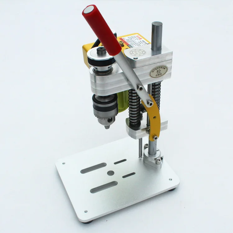 Mini Small Micro Tabletop Bench DIY Meter Repair Tool Benchtop DC Drill Home Drill Press Variable Speed