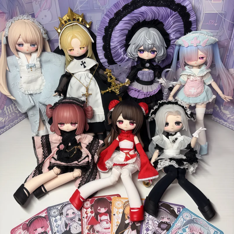 

Box Poetry Asymptomatic Series Blind Box 1/12 Bjd Kawaii Action Figure Trendy Toy Model Desktop Ornament Christmas Girls Gift