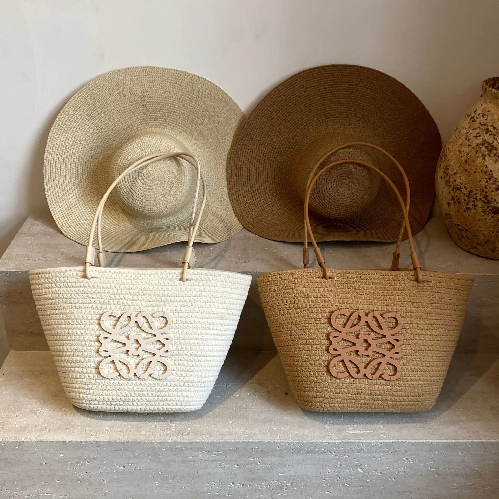 

2026 New Woven Straw Tote Bag Large Market Basket Shoulder Beach Commuter Casual Everyday Stylish Purse for Women