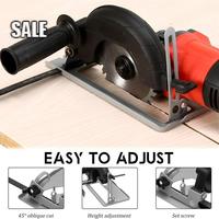 Angle Grinder Stand 45° Adjustable Angle Grinder Holder Machine Slotting Base Angle Grinder Cutting Bracket-A68E