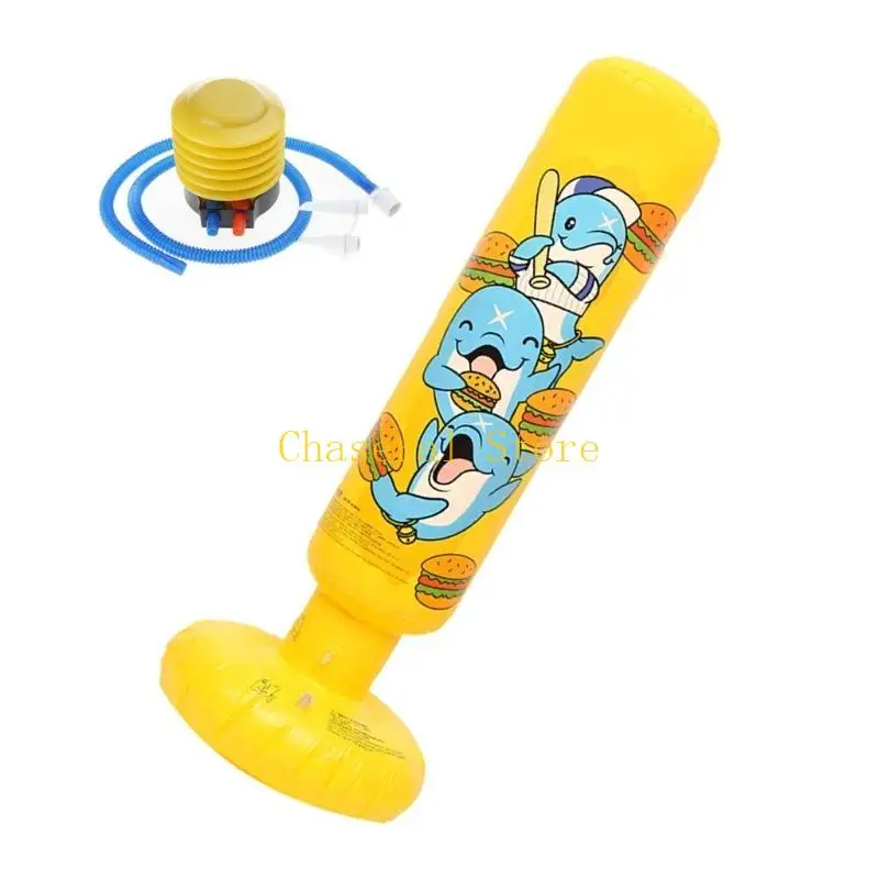 E7CE Kids Giovani gonfiabile gonfiore del cartone animato pattern pvc bilanciamento attrezzatura da allenamento giocattolo
