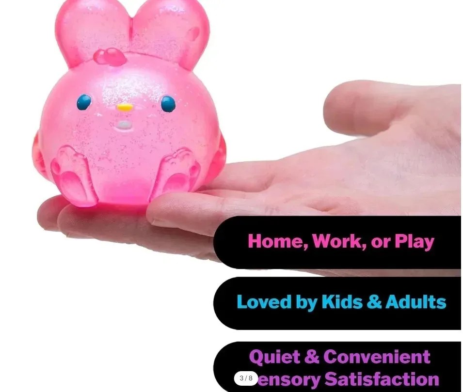 Schylling Needoh Nice Cube Sensory Fidget Cube Stress Relief Squishy Cube Anti-Anxiety Squeeze Object For Focus ADHD Population