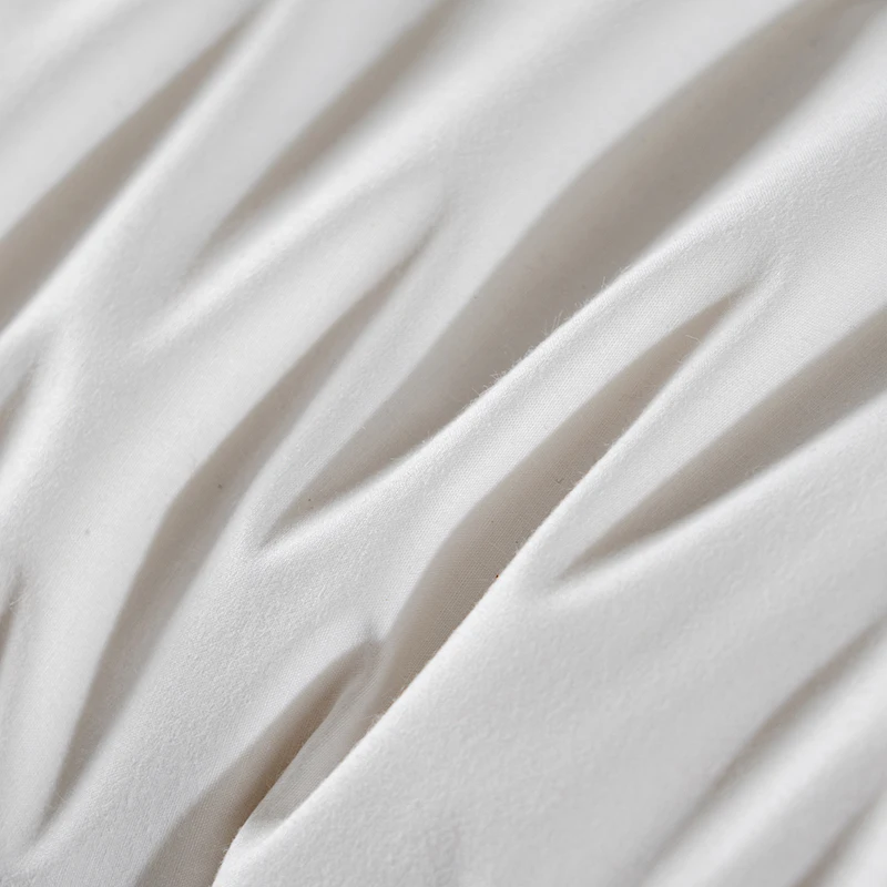 Dreamreal 2Pcs Luxurious Goose Down & Feather Pillow Neck Pillows for Sleeping Bed Pillows 100% Cotton Shell Queen King Size