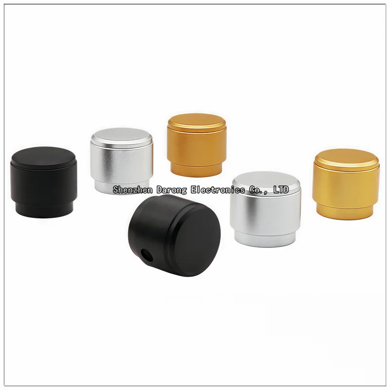 15×13MM all-aluminum sandblasted solid-core knob, potentiometer/encoder adjustment cap, electronic instrument equipment knob