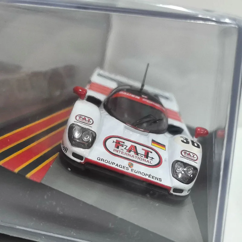 

IXO 1/43 962LM DAUER 24H Le Mans: Коллекционная модель автомобиля из сплава, статическая, для декора, праздничный сувенир, подарок