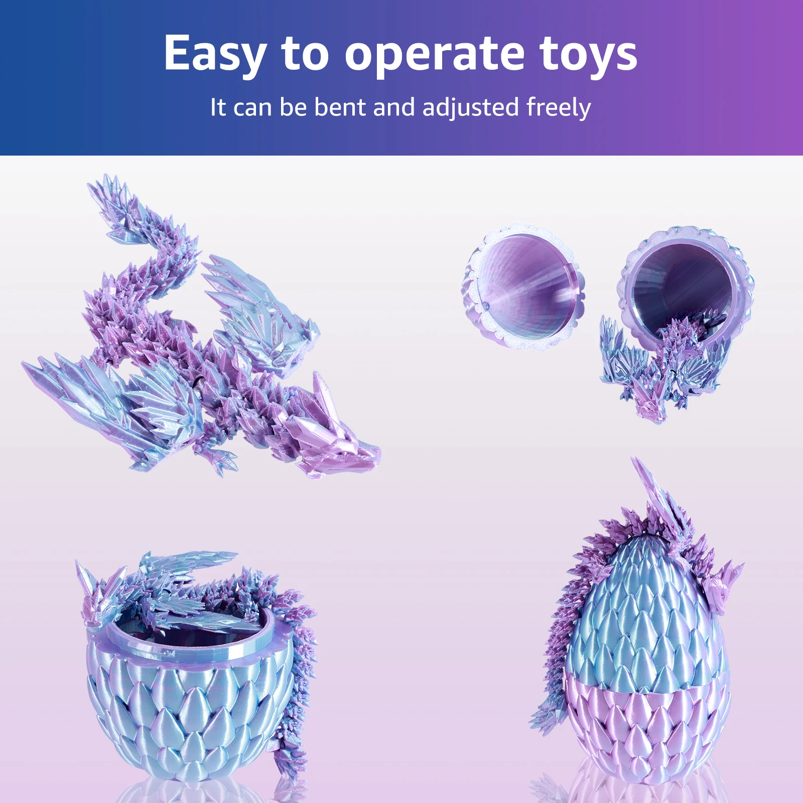 3D-gedruckter Drache mit Drach – 3D Printing Egg Bewertung und Preis