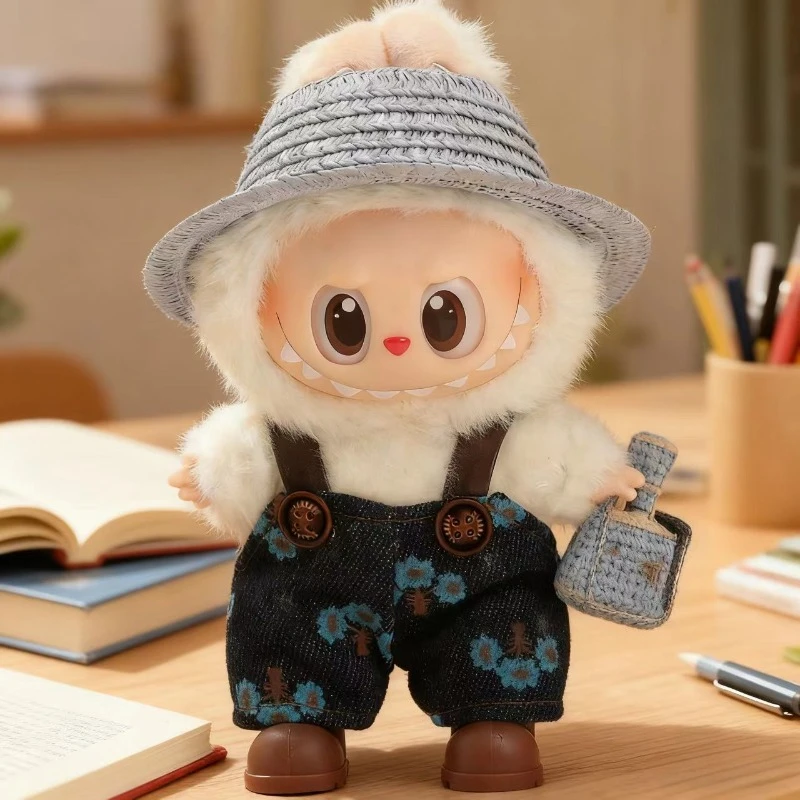 

Одежда для кукол Labubu, комбинезоны в повседневном стиле, модные и креативные модные звезды в том же платье, роскошные подарки.