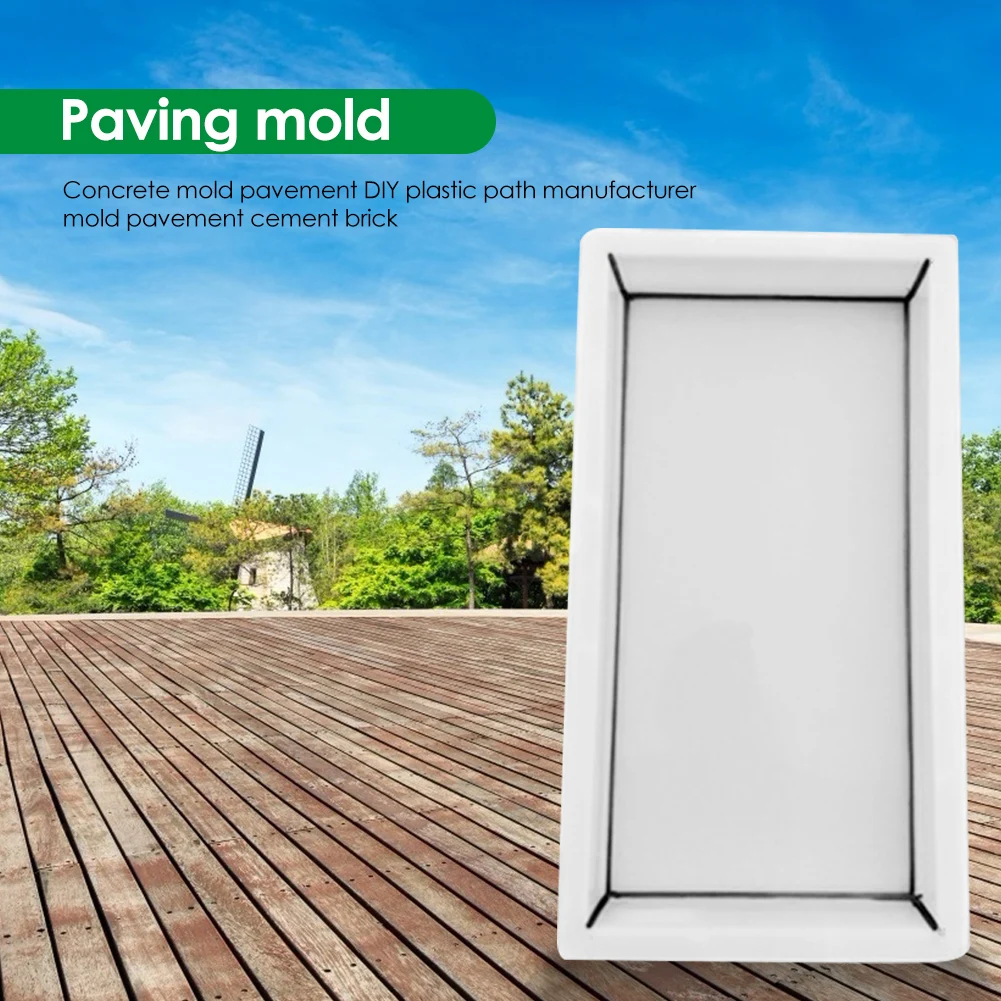 Garden Pavement Mold DIY Manually Paving Cement Brick Stone Road Concrete Mould