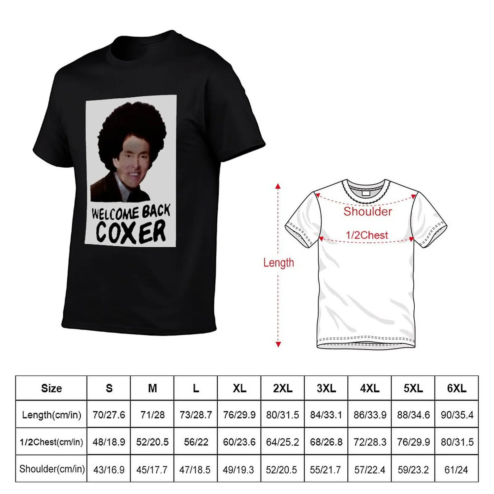 Scrubs - Welcome Back Coxer T-Shirt Big Size Crew Neck T-Shirt