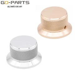 44*25mm CNC Machined Solid Aluminum Potentiometer Control Knob For Hifi Audio DAC CD Player AMP Speaker Turntable Recorder