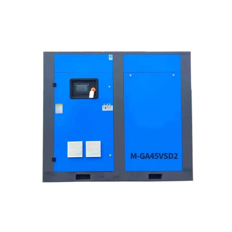 CE Certified Energy Savi Silent Industrial 45KW60HP 415V/3Phase/50Hz 2-Stage Permanent Magnet Varible Speed Screw Air Compressor