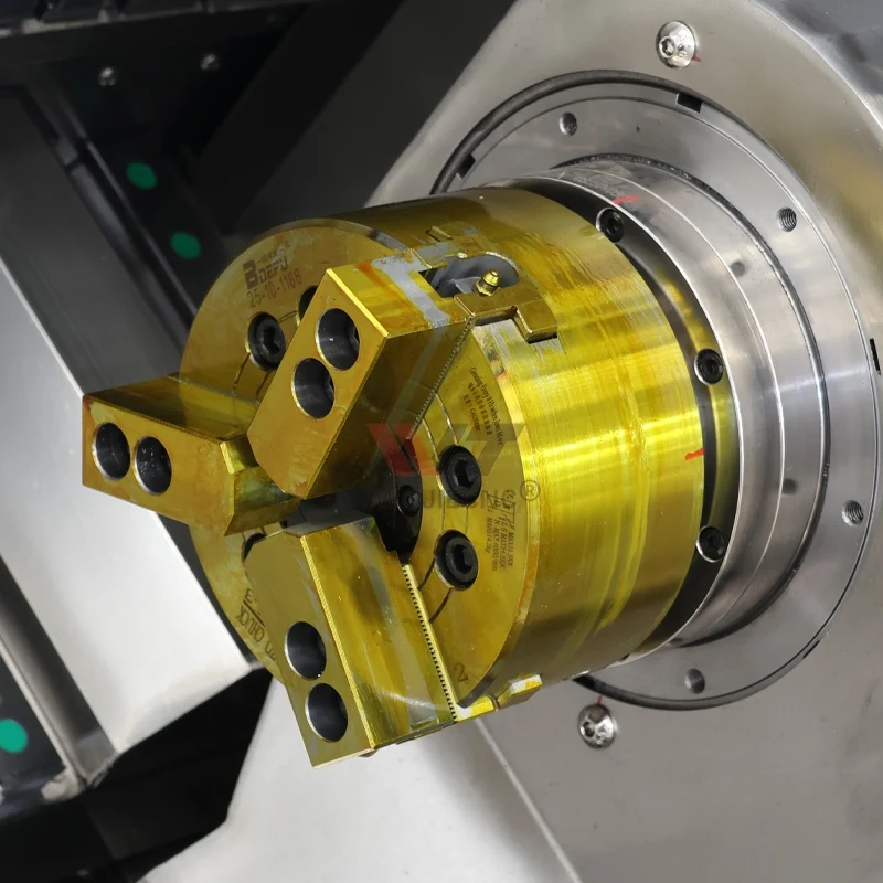 WJ60MS Small CNC Lathe Machine Metal Turning Center With Machining Turning Accessories CNC Metal Spinning Lathe