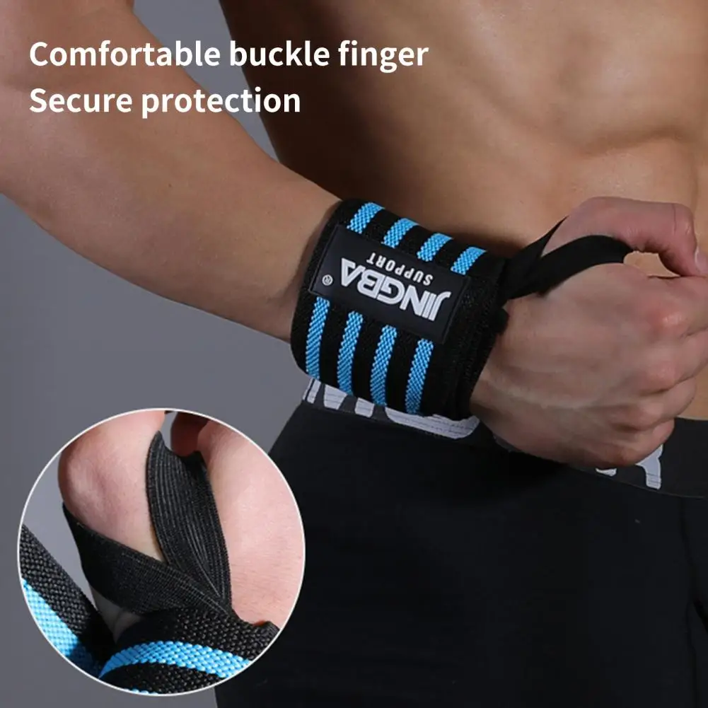 1Pc Wrist Strap Sweat-absorbing Easy Wearing Wrist Compression Elastic Bandage Hand Sport Wristband Wristband for Arthritis