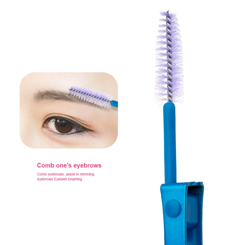 الحاجب الملقط و فرشاة رمش ، المهنية غرامة الشعر مجتذب ، أدوات ماكياج ، اختيار الصلب ، مقاطع الجمال إزالة ، 2 في 1