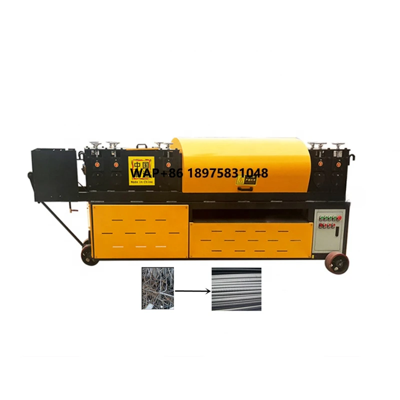 Galvanized pipe high quality pipe steel bar straightening machine