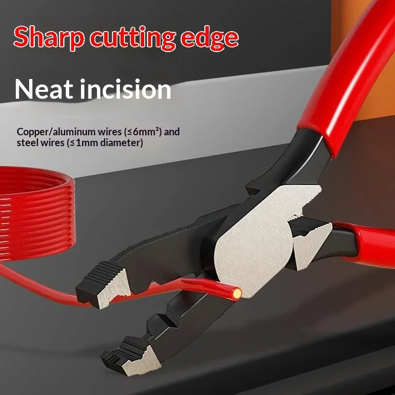

Multi-Disassembly Pliers Rust Removal/Anti-Slip/Damage Screwdriver Quick Cutting And Cutting Crimping Wire Removal Nailer