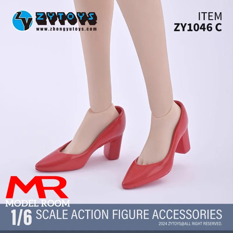 ZYTOYS ZY1046 ZY1047 ZY1049 TCT-051 1/6 Vrouwelijke Hakken Sandalen Slippers Schoenen Model Fit 12 ''Soldaat Action Figure Body poppen