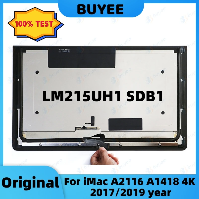 

21.5” Original For Apple iMac A1418 A2116 4K LCD Screen Display Full Assembly LM215UH1 SDB1 Panel 2017 2019 EMC 3195 MRT32 MRT42