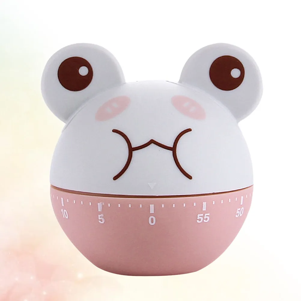 Cartoon Frog Kitchen Cooking Timer Mechanical Countdown Timer No Battery Required Loud Alarm for Baking Cooking Reminder Kitchen