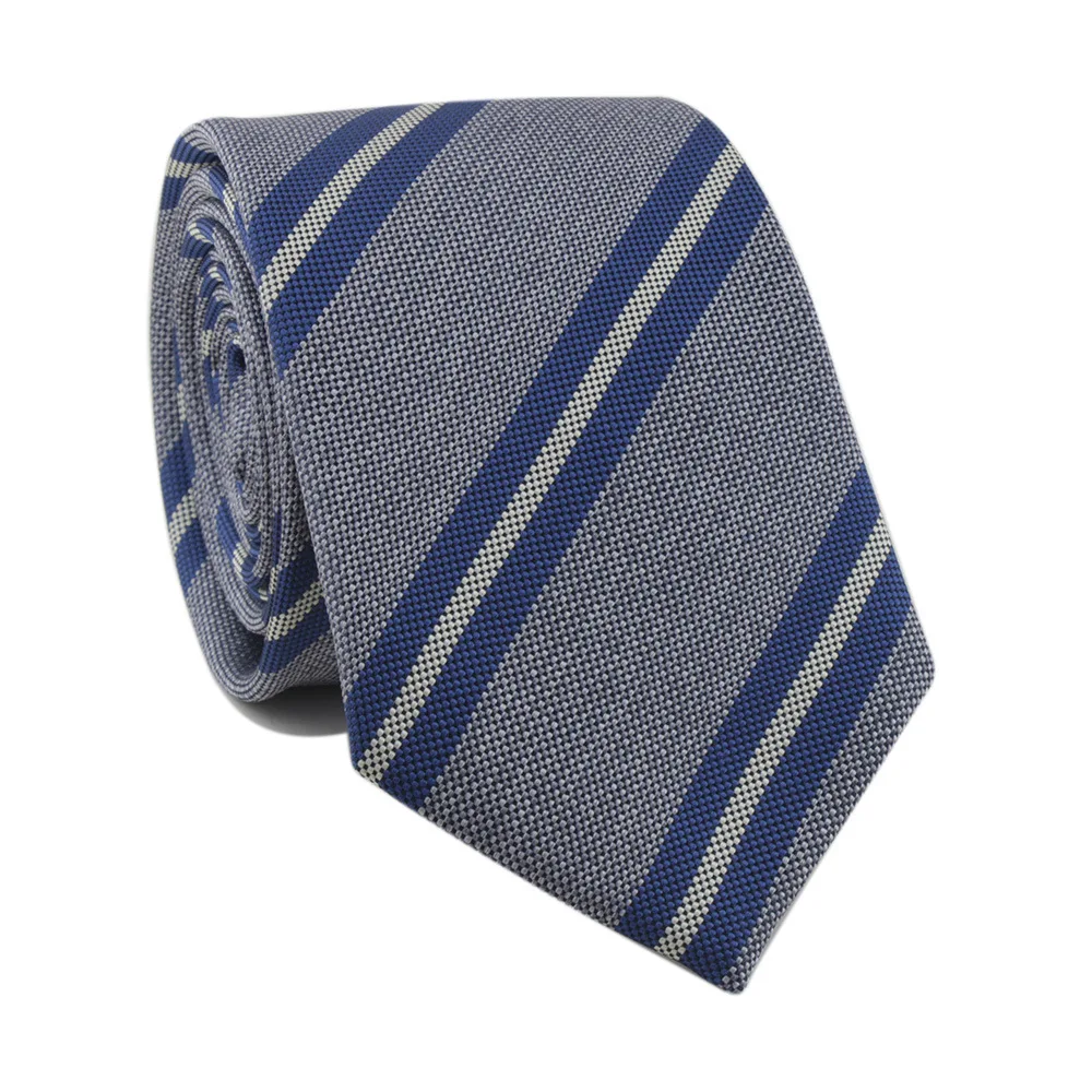 Linbaiway-corbata de poliéster para hombre, Corbatas de 7cm para camisa de vestir de negocios, Corbatas de Jacquard para fiesta, corbata con logotipo personalizado