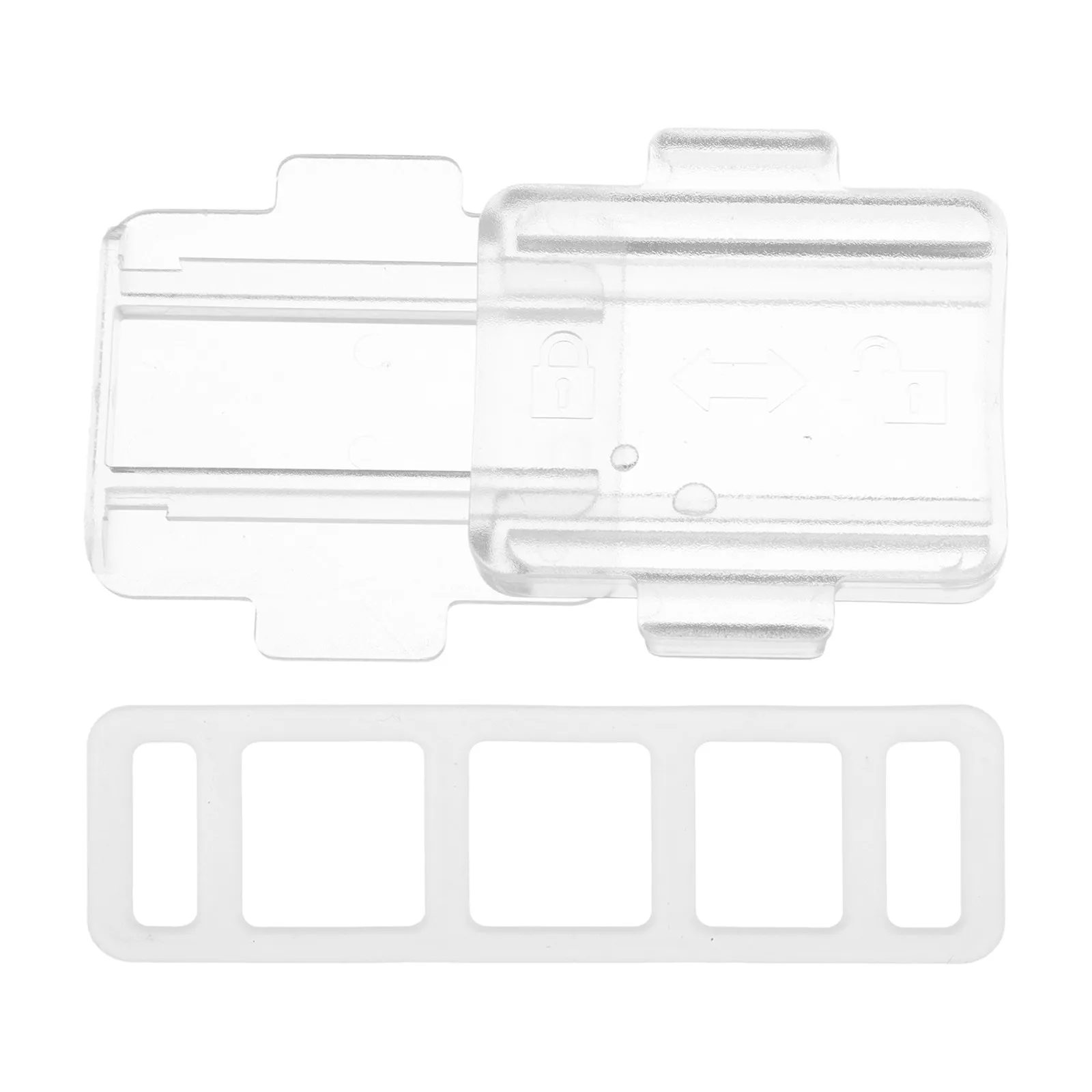 

Car Adhesive Etc Card Holder Quick Release Strong Double-Sided Tape Mount Windshield Dash Accessories Plastic Id Badge Display