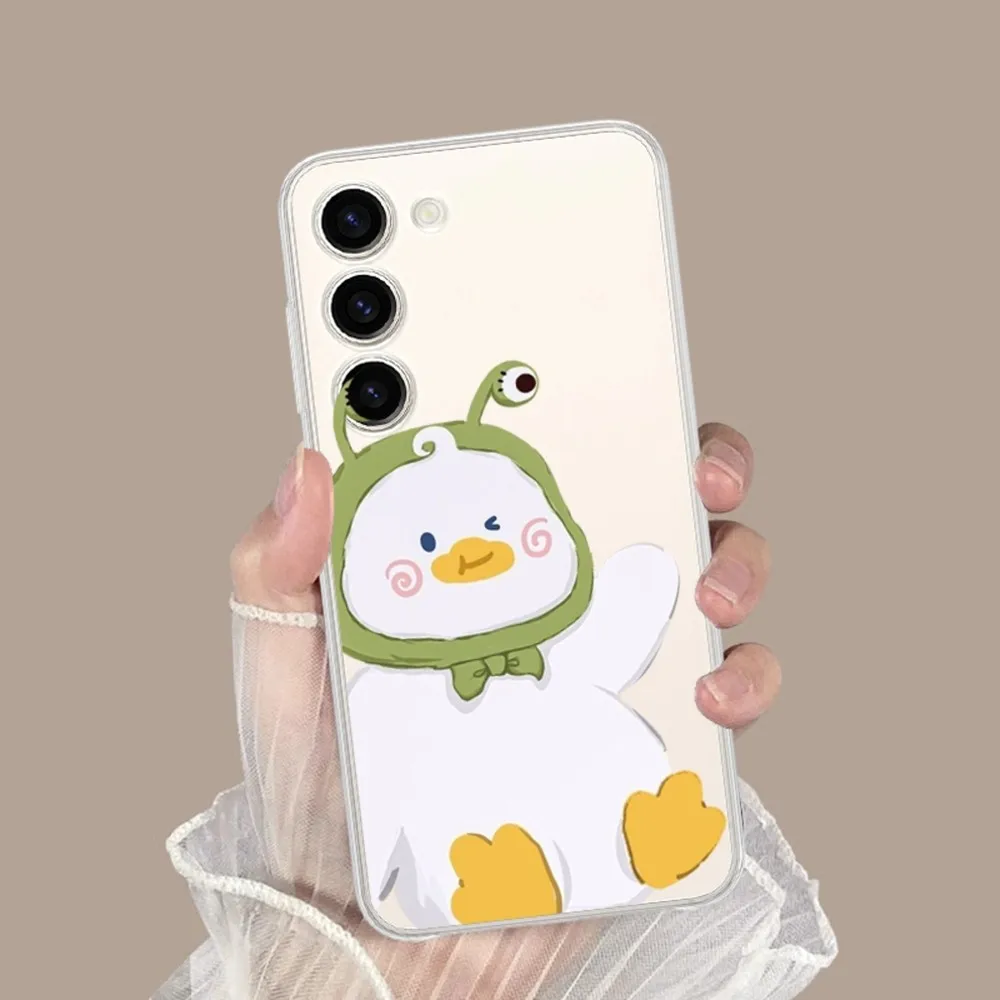 cartoon vitality duck Phone Case for Samsung Galaxy S8 8S G950F G950 A91 A80 A73 5G A72