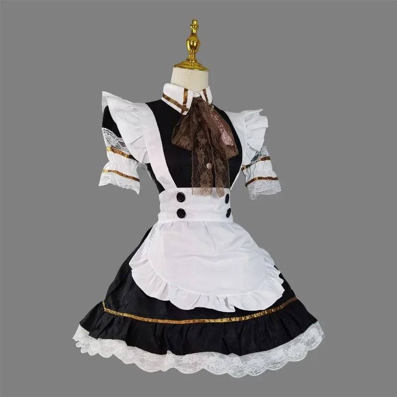 Cosplay Lolita Maid Costumes pour filles, jolie robe de femme de chambre, costume, spectacle cancers, tenue japonaise, vêtements pour femmes, plus