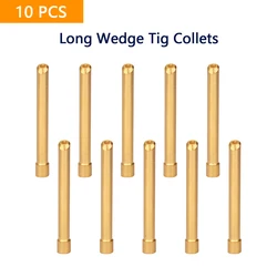 Wedge 51MM Length Tig Collet Argon Welding Accessories Tungsten Electrode Collet For WP17 WP18 WP26 Torch