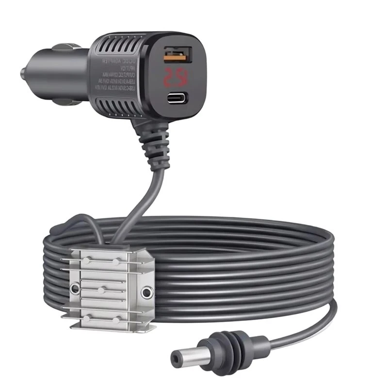 2026 New For RVS 3Meter For Starlink Mini Car Cigarette Lighter Adapter 3In1 12V-24V To 30V 3.5A Car Charger Voltage Converter