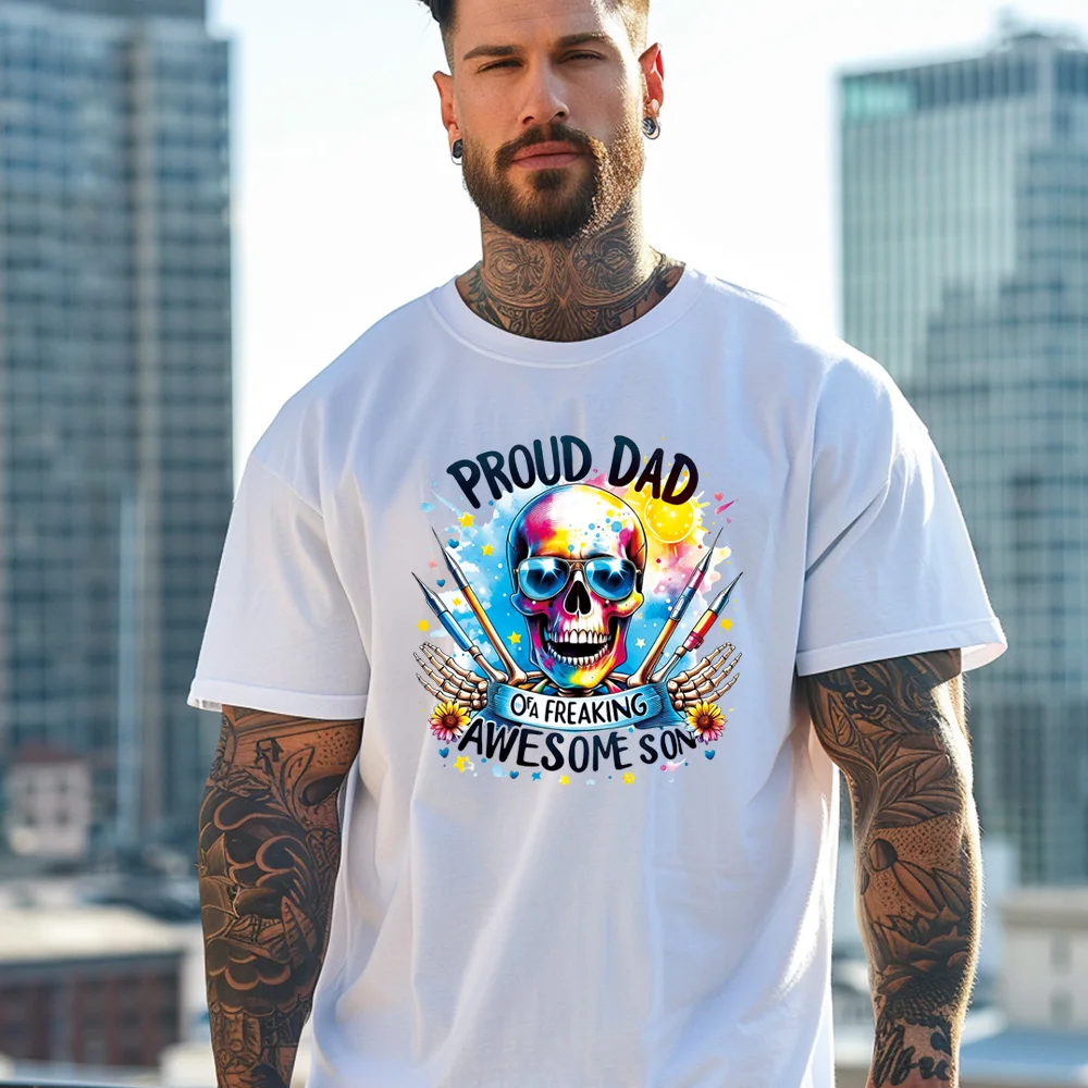 9 pezzi di teschi colorati luminosi adesivi termoadesivi trasferimento di calore decalcomanie per pressa di calore fai da te