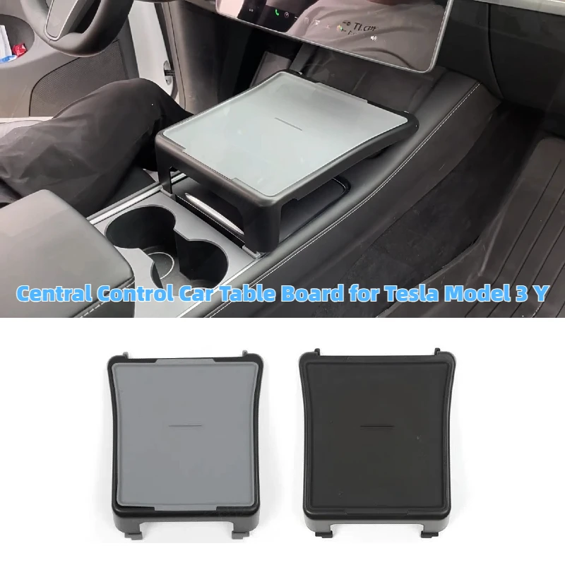 Central Control Car Table Board for Tesla Model 3 Y Car Camping Office Table Desk Instrument Table Tissue Tray Car Accessories