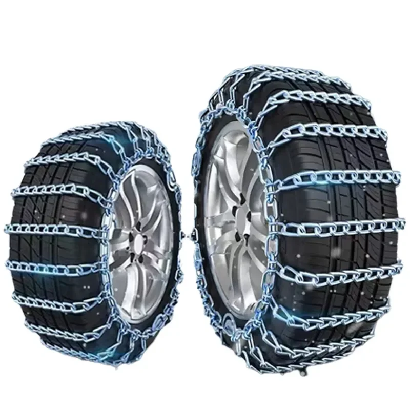 6pcs Adjustable Emergency Tractor Tire Snow Chain Anti-slip Tire Chain Snow for Cars/SUV/Trucks