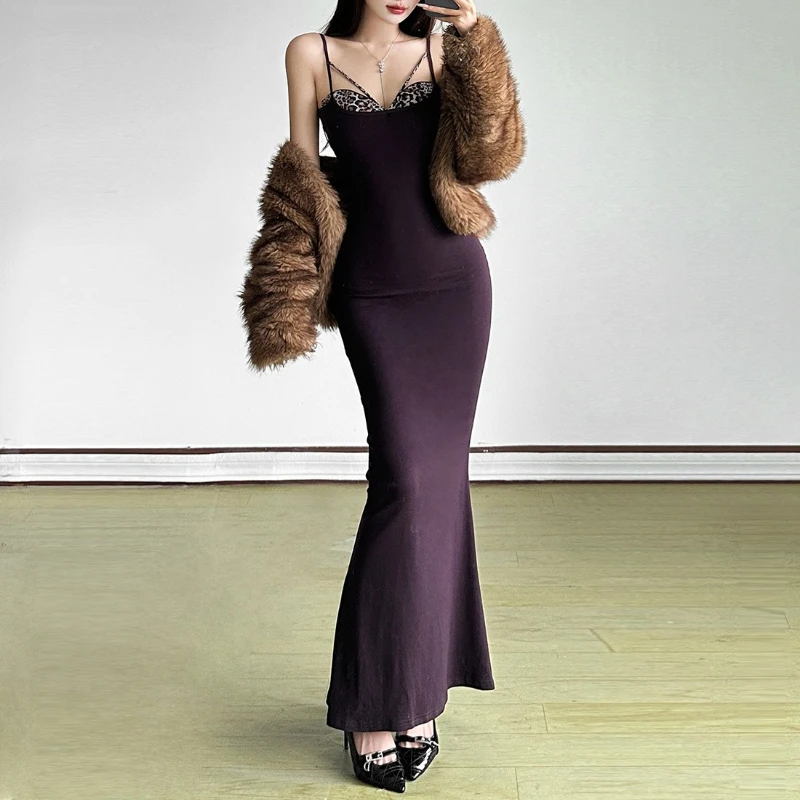 

Brown V-neck Faux Fur Jacket Loose Cardigans Solid Short Furry Jackets Fluffy Elegant Luxury Stylish Winter Faux Fox Plush Coats