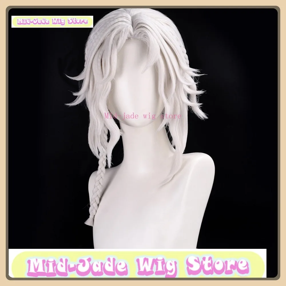 منتصف اليشم شعر مستعار مخزن الهوية الخامس مصور جوزيف شعر مستعار تأثيري ألعاب أنيمي ازياء الدعائم لعب الأدوار الباروكات #2