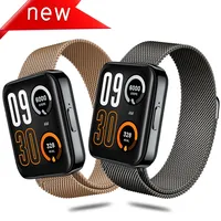 Metal Strap for Realme Watch 3 Pro Smart Watch Accessories Stainless Steel Magnetic Bracelets for Realme Watch 2 Pro Wrist Band