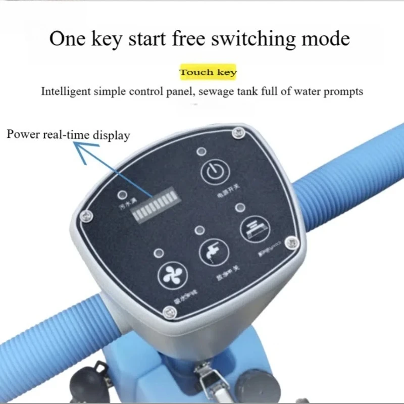 Small Micro Electric Auto Floor Scrubber Mop Cleaning Machine Plastic Tile Epoxy Floor Battery Operated