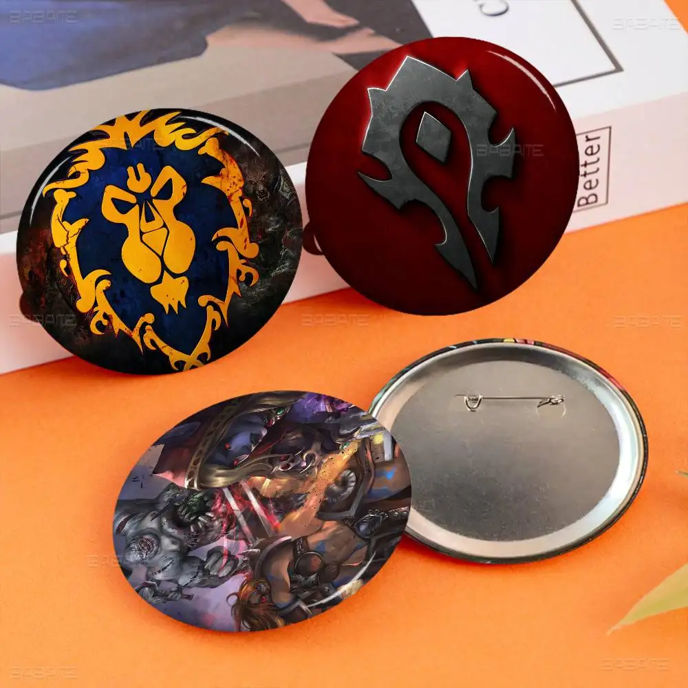 World of Warcraft 58mm Animals Funny Brooches Badge Backpack Clothes Gift Accessory