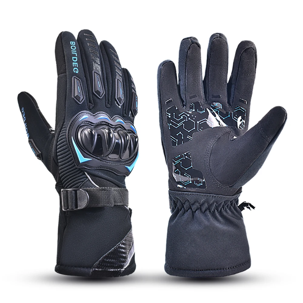 

Motorcycle gloves for winter, warm, cushioned, anti fall, touch screen, outdoor sports riding gloves