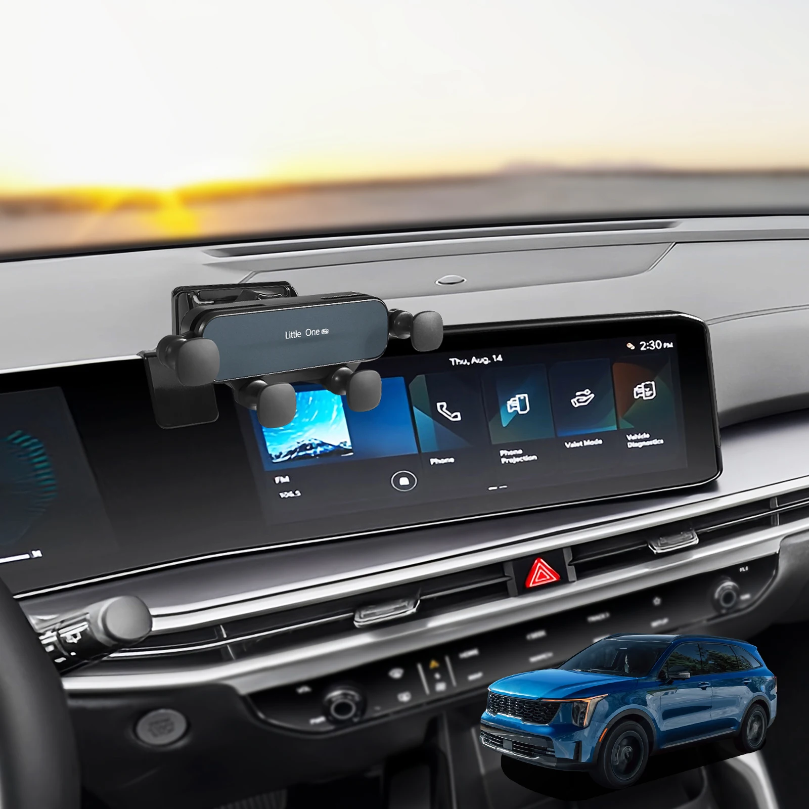

Special For Kia Sorento 2024-2026 Car Phone Holder GPS Stand Screen Fixed Base Smart Phone Bracket Accessories Cellphone Support