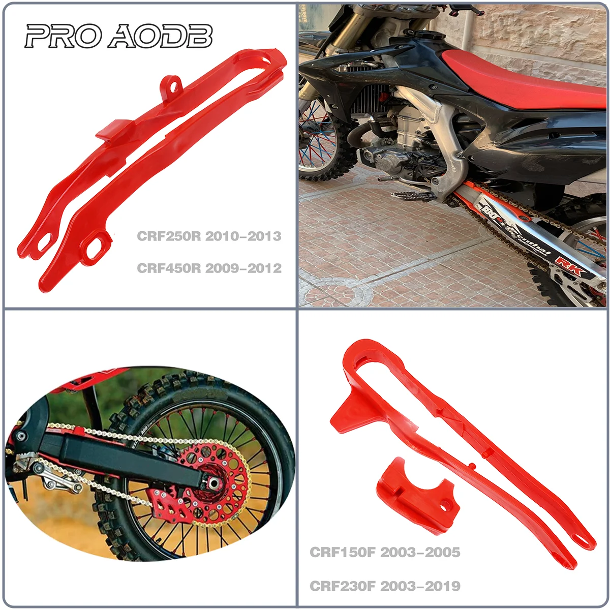 Motocross Chain Slider Guide Protection Device For Honda CR125R CR250R CRF250R CRF250X CRF450R CRF450X CRF150F CRF230F Dirt Bike